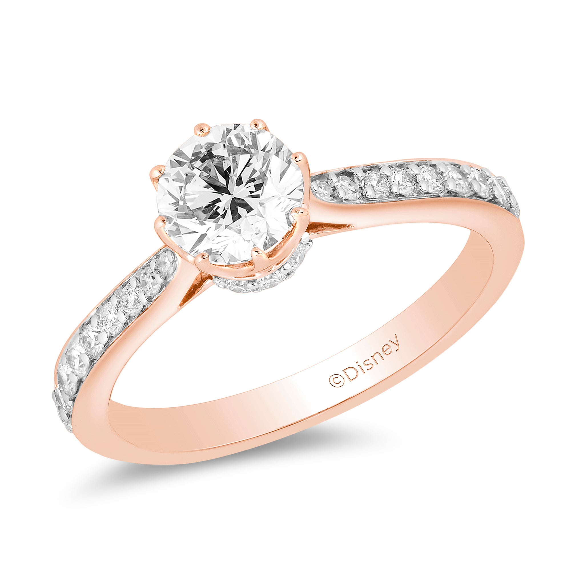 Disney rose engagement sale ring