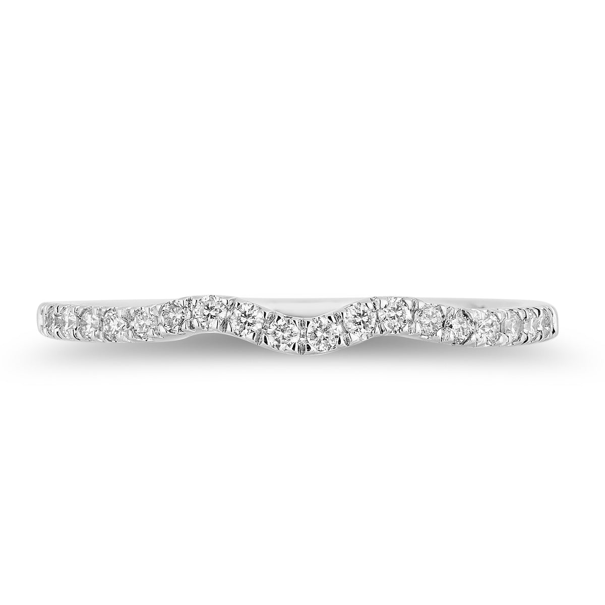 Disney Belle Inspired Engagement Ring in 14K White Gold 3/4