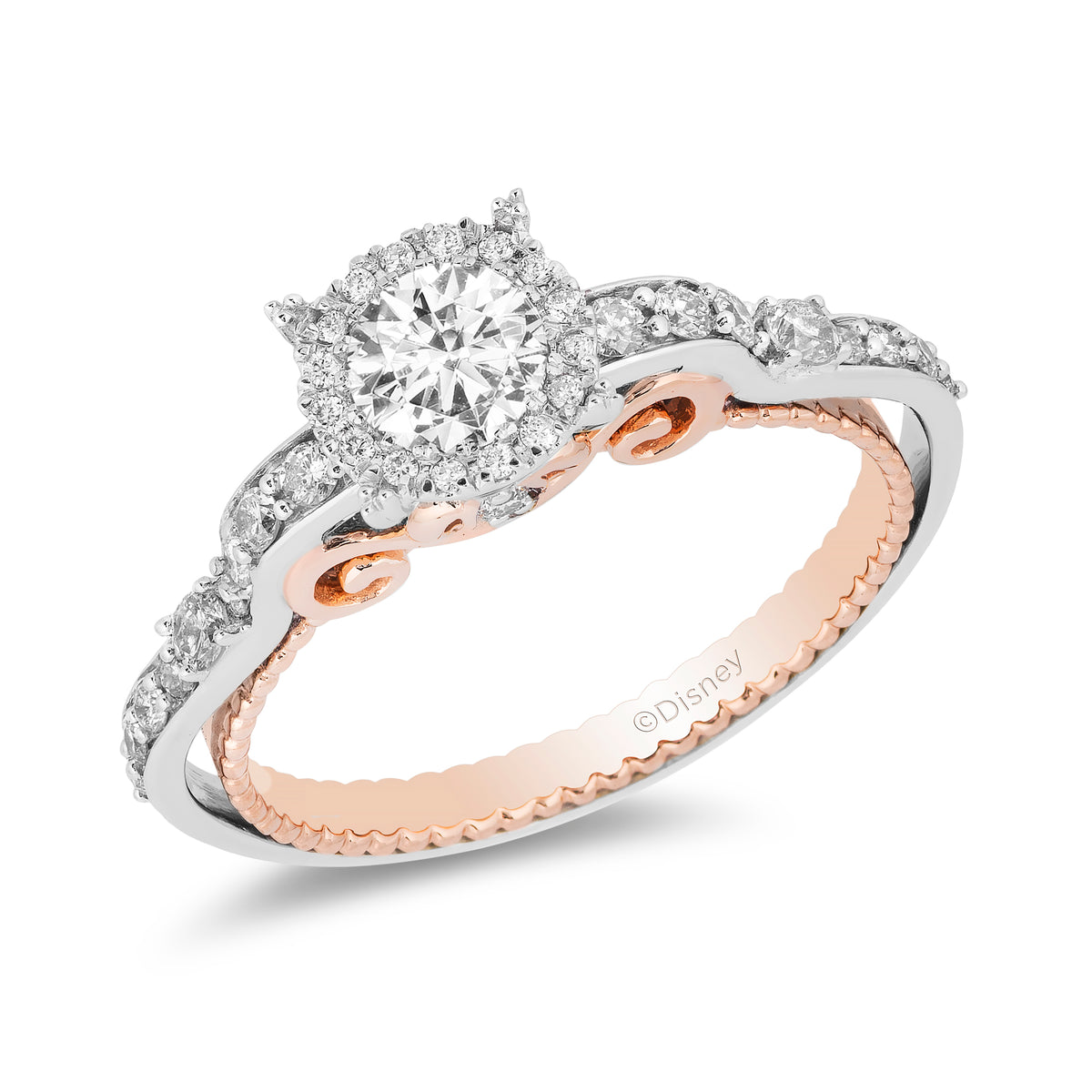 Cinderella wedding ring set sale