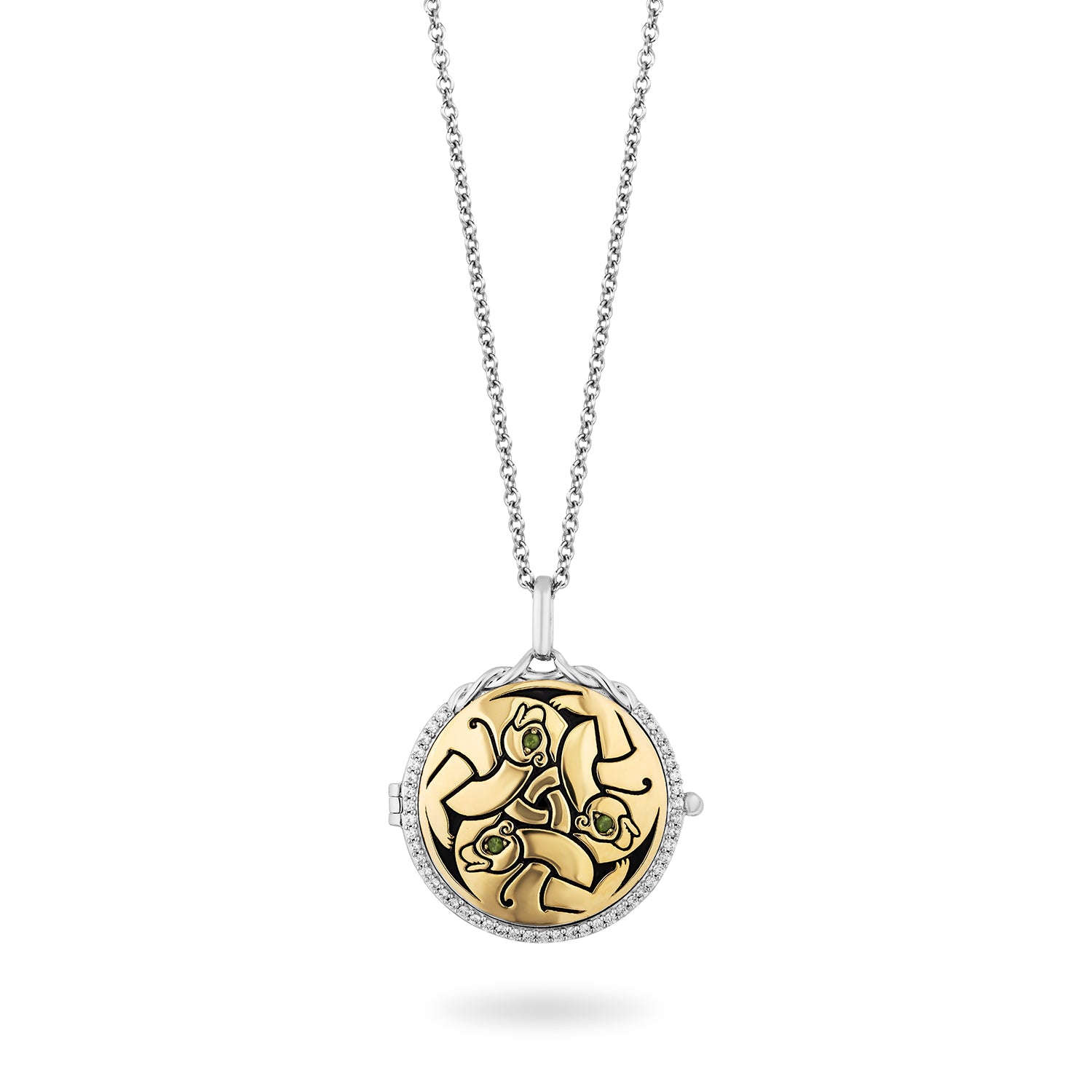 Buy Heart Necklace, Mother & Child Two Tone Gold and Silver Style Necklace, Sterling  Silver 925 Chain, Heart Chain, for Wife, for Mum, for Her Online in India -  Etsy