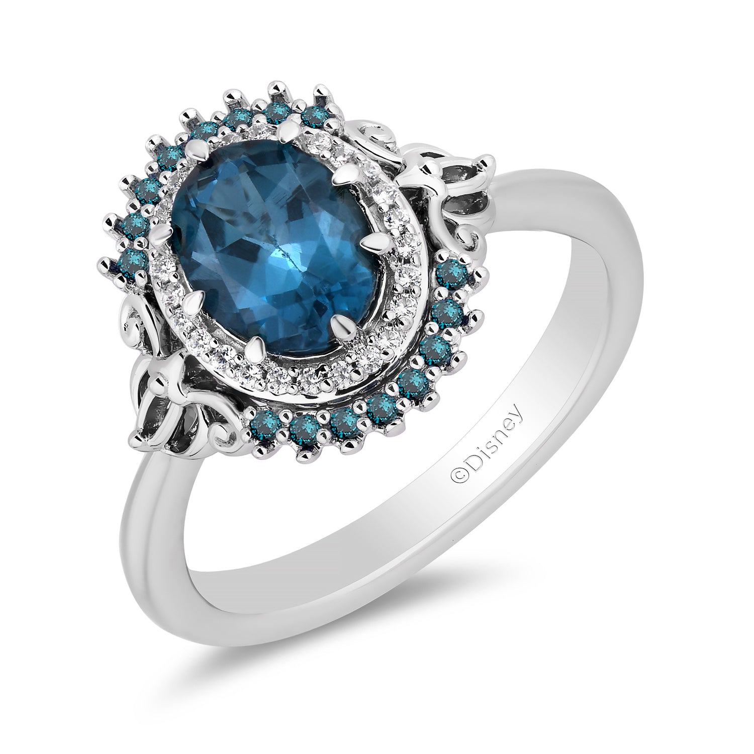 Enchanted Disney Fine Jewelry Sterling Silver 1 5 CTTW White Diamond a