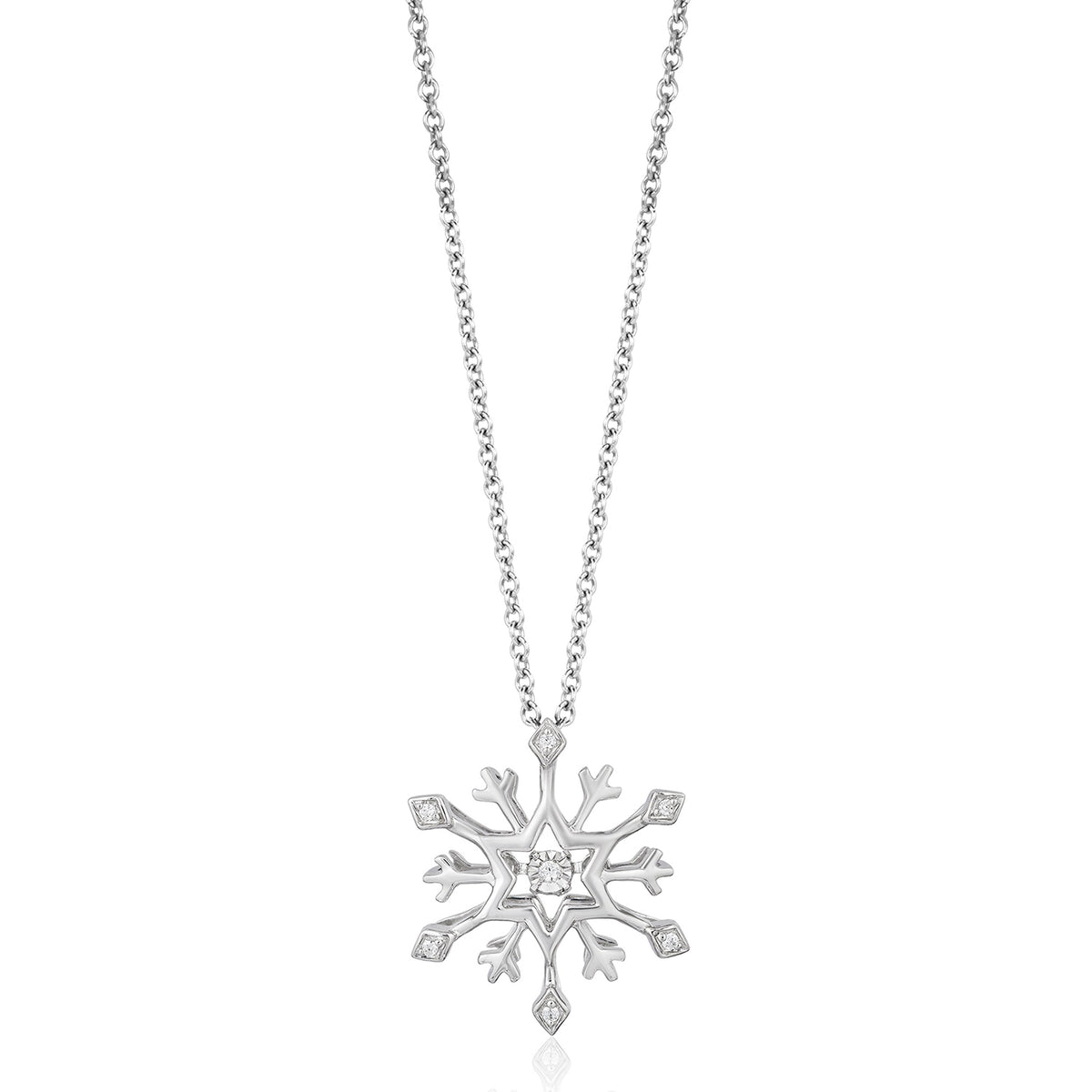 Disney snowflake necklace deals