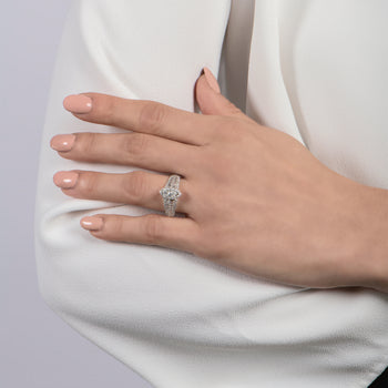 Disney Princess Pocahontas Inspired Gold Diamond Engagement