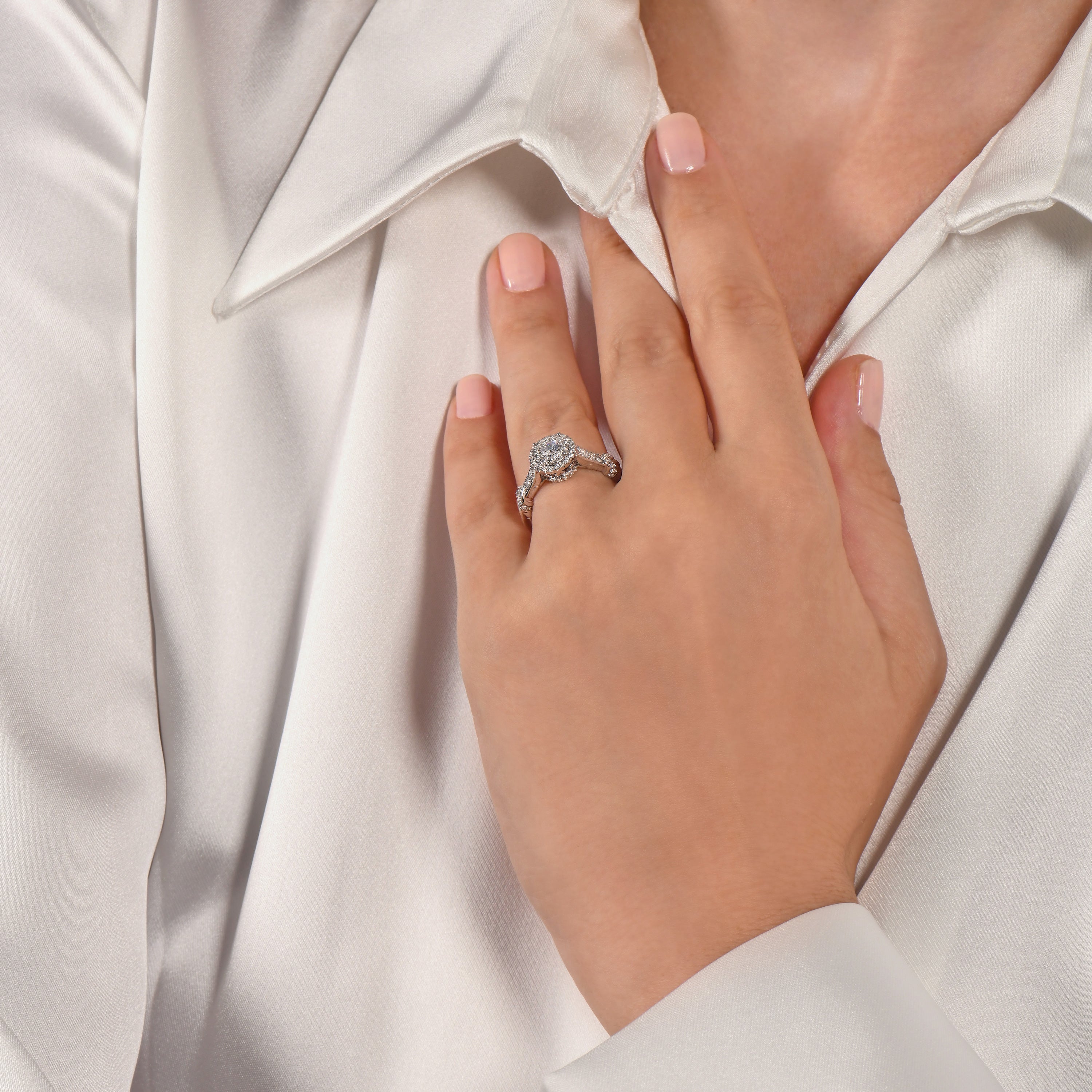 Swarovski women's Dulcis pink cocktail ring