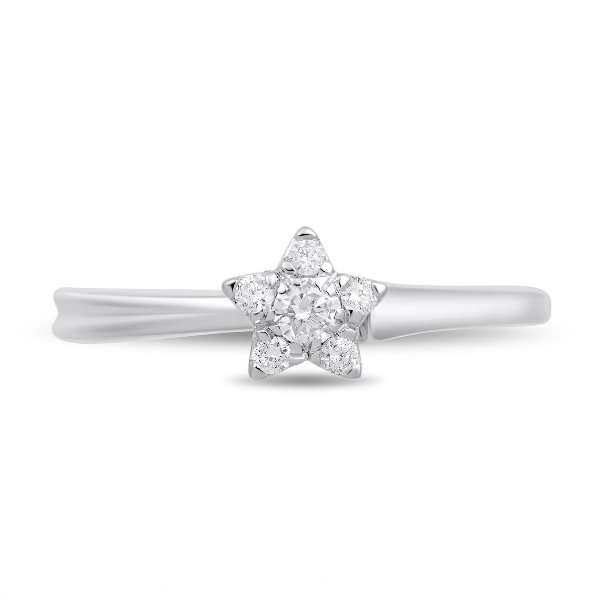 Disney Tinker Bell Inspired Diamond Promise Ring in Sterling