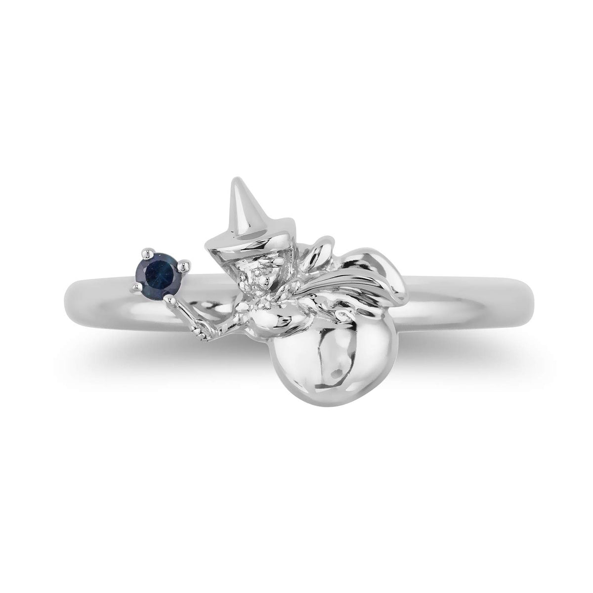 Enchanted Disney Fine Jewelry Sterling Silver Blue Sapphire Aurora Merriweather Ring