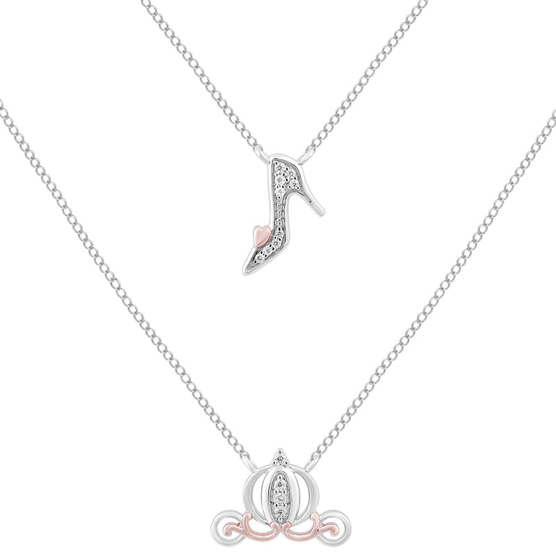 enchanted_disney-cinderella_double_chain_necklace_1/15CTTW_1
