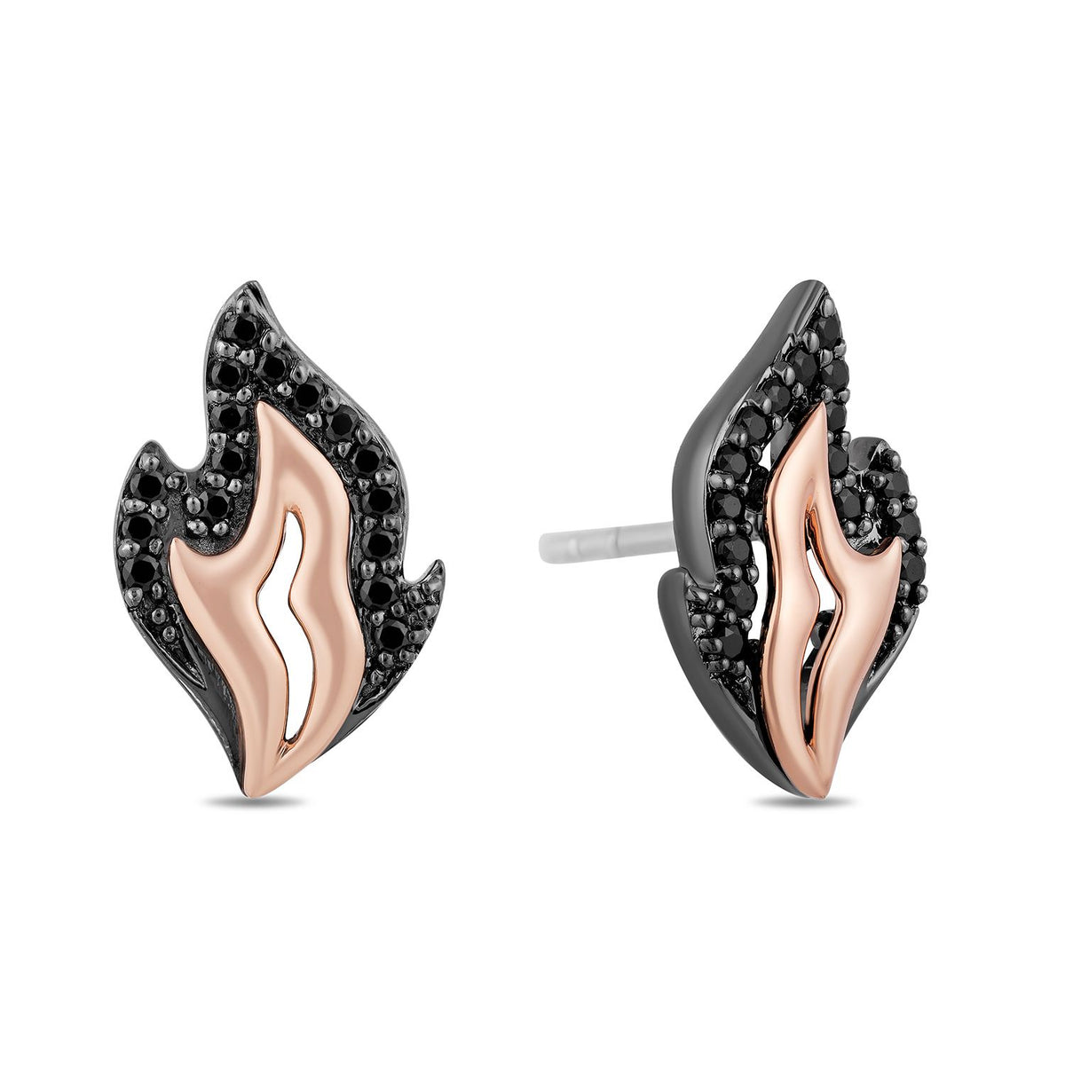 Disney rose on sale gold earrings