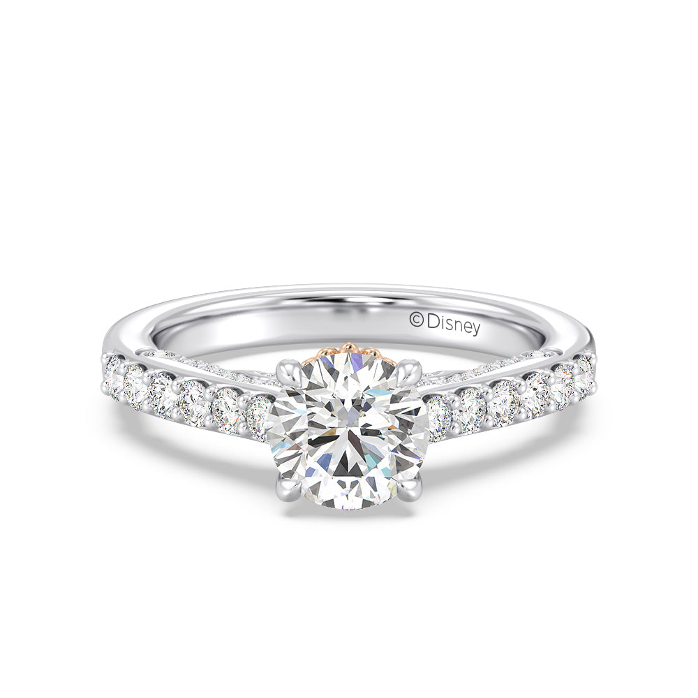 Disney's Ariel Inspired 1 3/4 CTTW Round Cut Lab Grown Diamond