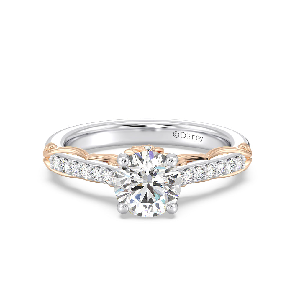 Enchanted Star Lab Grown Diamond 14K Gold Belle Rose Engagement Ring