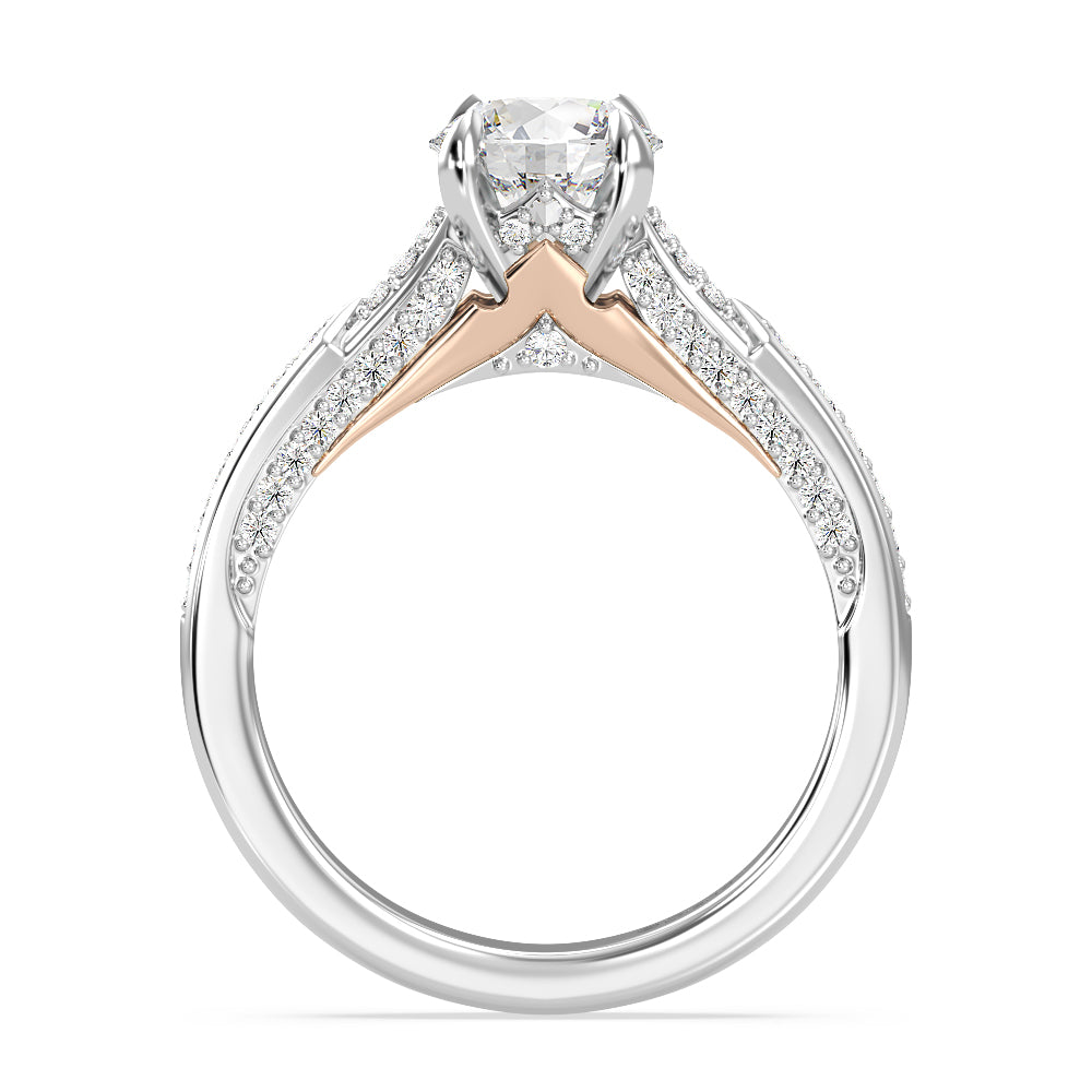 Enchanted Star Lab Grown Diamond 14K Gold Aurora Engagement Ring