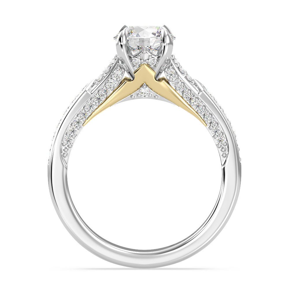 Enchanted Star Lab Grown Diamond 14K Gold Aurora Engagement Ring