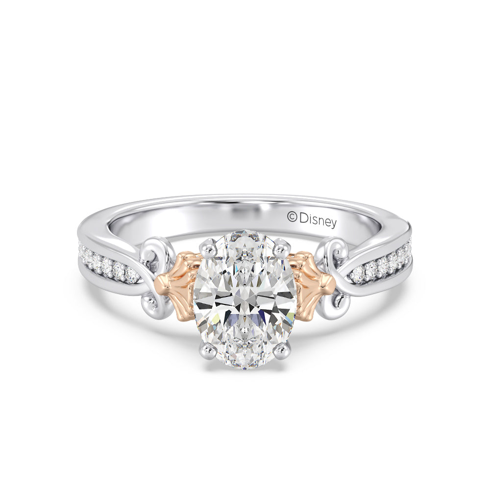 Enchanted Star Lab Grown Diamond 14K Gold Ariel Mermaid Engagement Ring