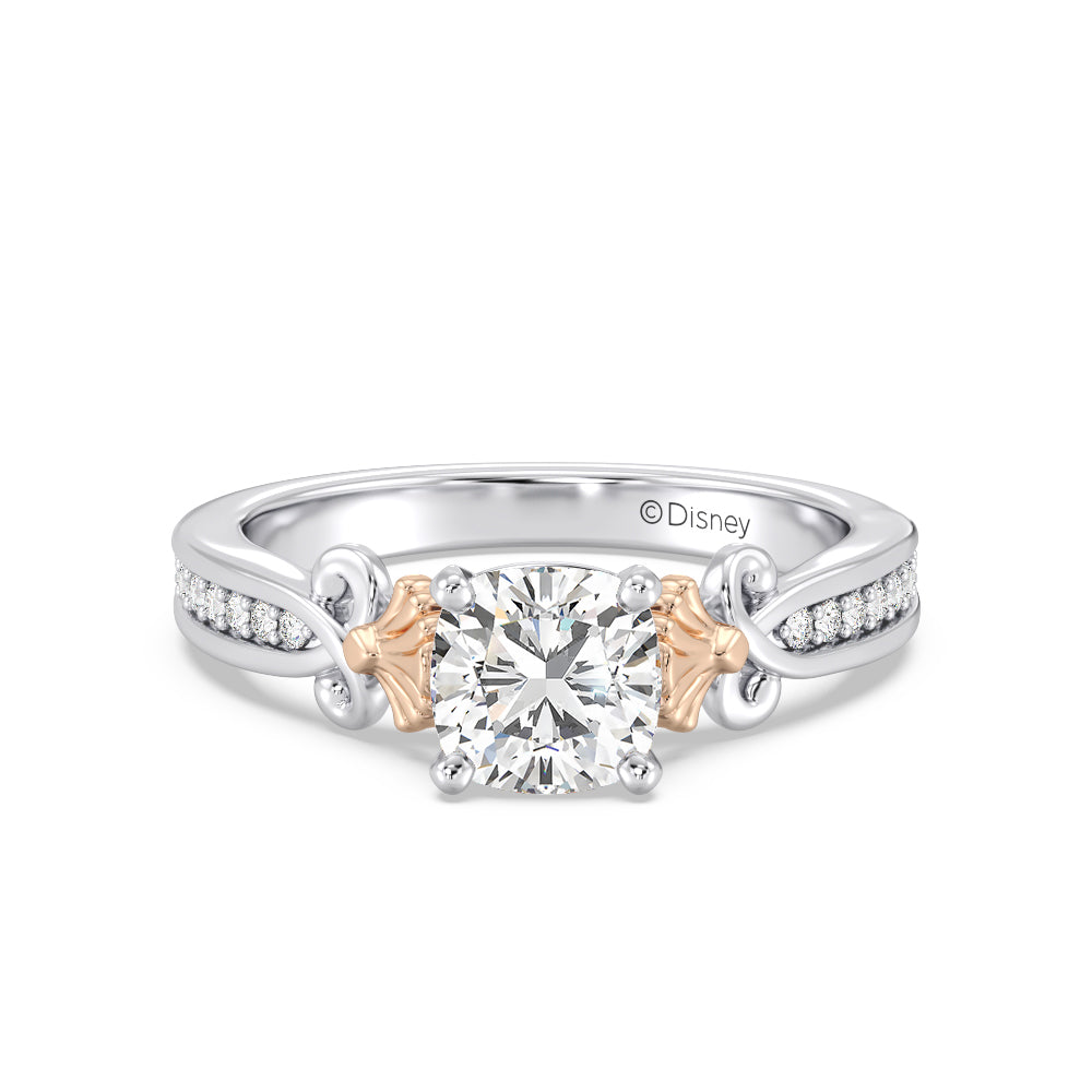 Enchanted Star Lab Grown Diamond 14K Gold Ariel Mermaid Engagement Ring