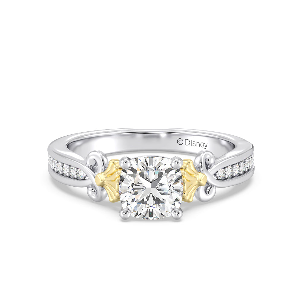 Enchanted Star Lab Grown Diamond 14K Gold Ariel Mermaid Engagement Ring