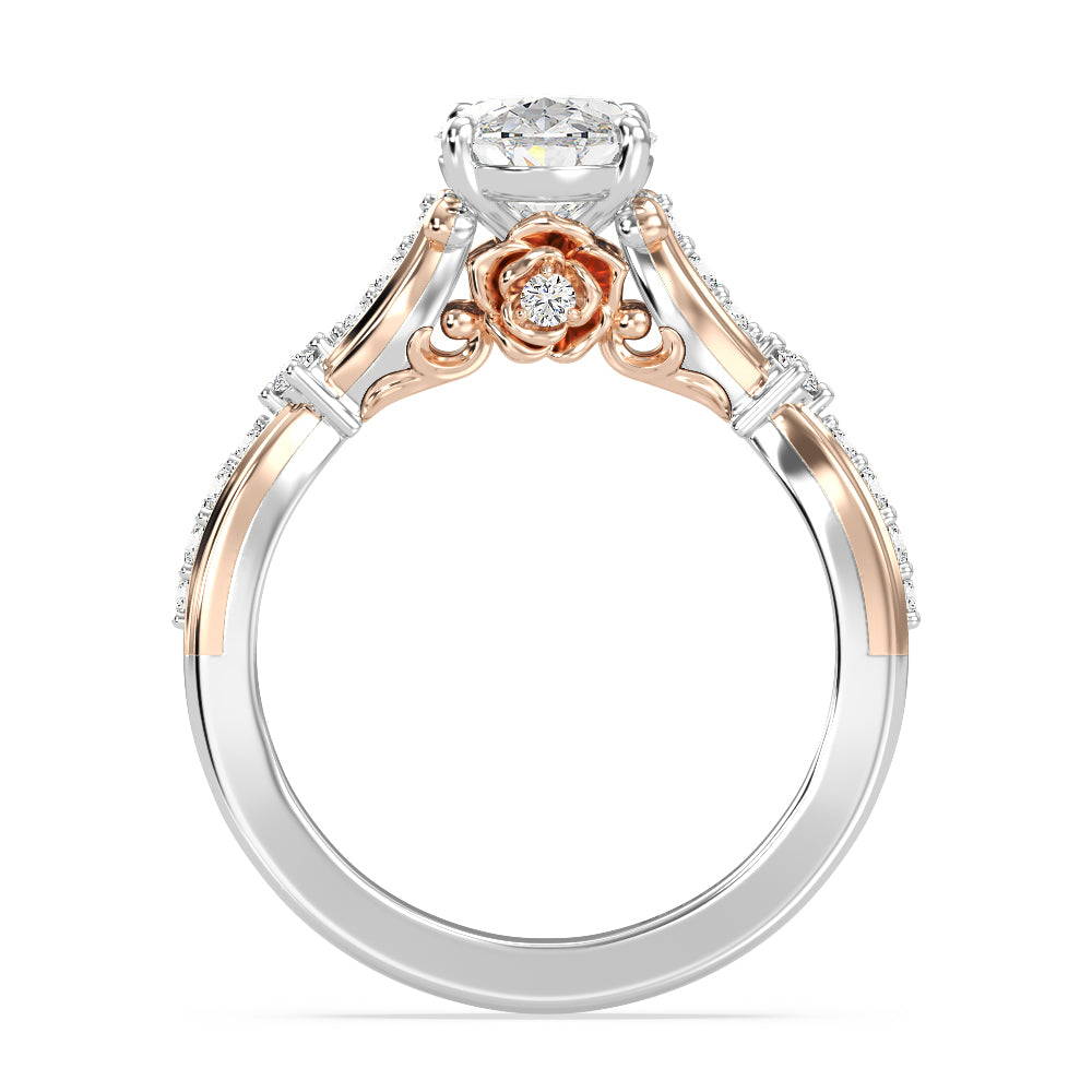 Enchanted Star Lab Grown Diamond 14K Gold Belle Ballroom Engagement Ring
