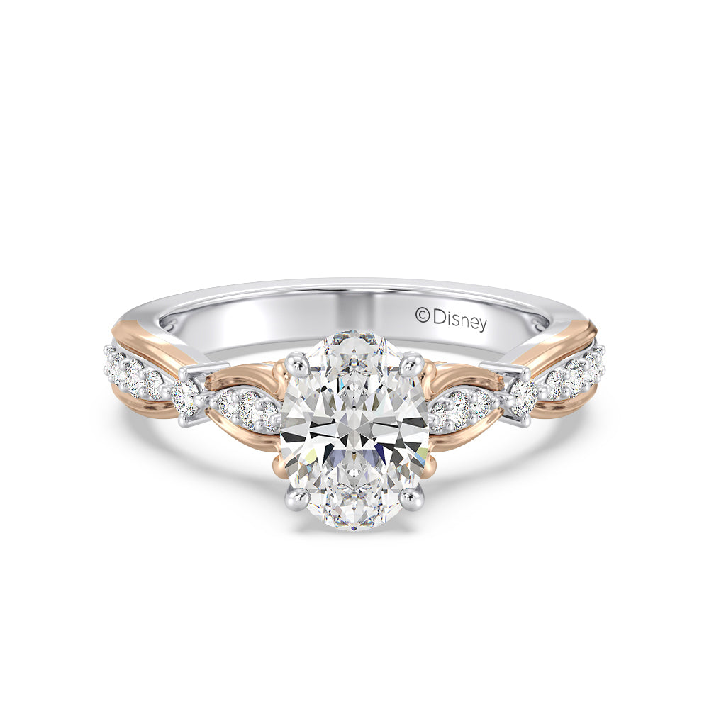 Enchanted Star Lab Grown Diamond 14K Gold Belle Ballroom Engagement Ring