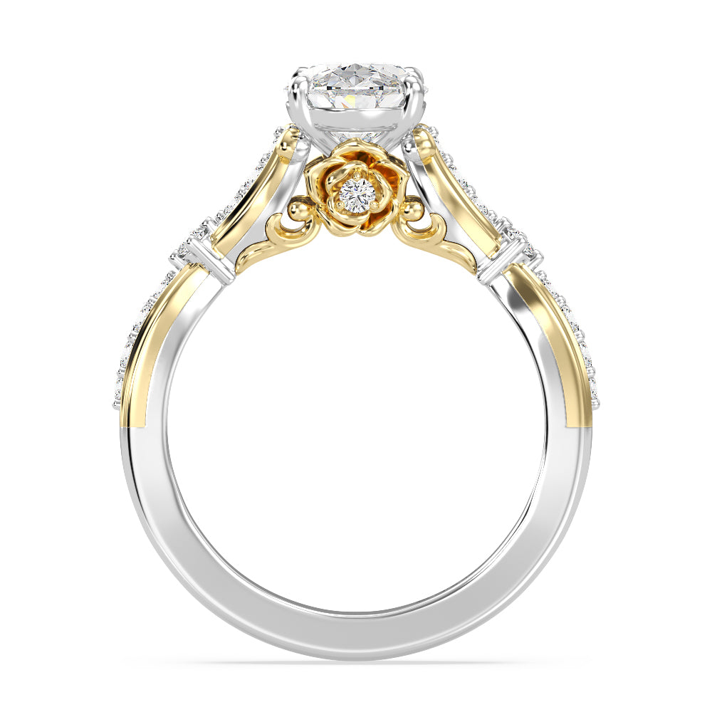 Enchanted Star Lab Grown Diamond 14K Gold Belle Ballroom Engagement Ring