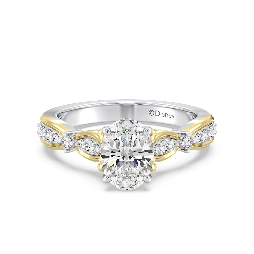 Enchanted Star Lab Grown Diamond 14K Gold Belle Ballroom Engagement Ring