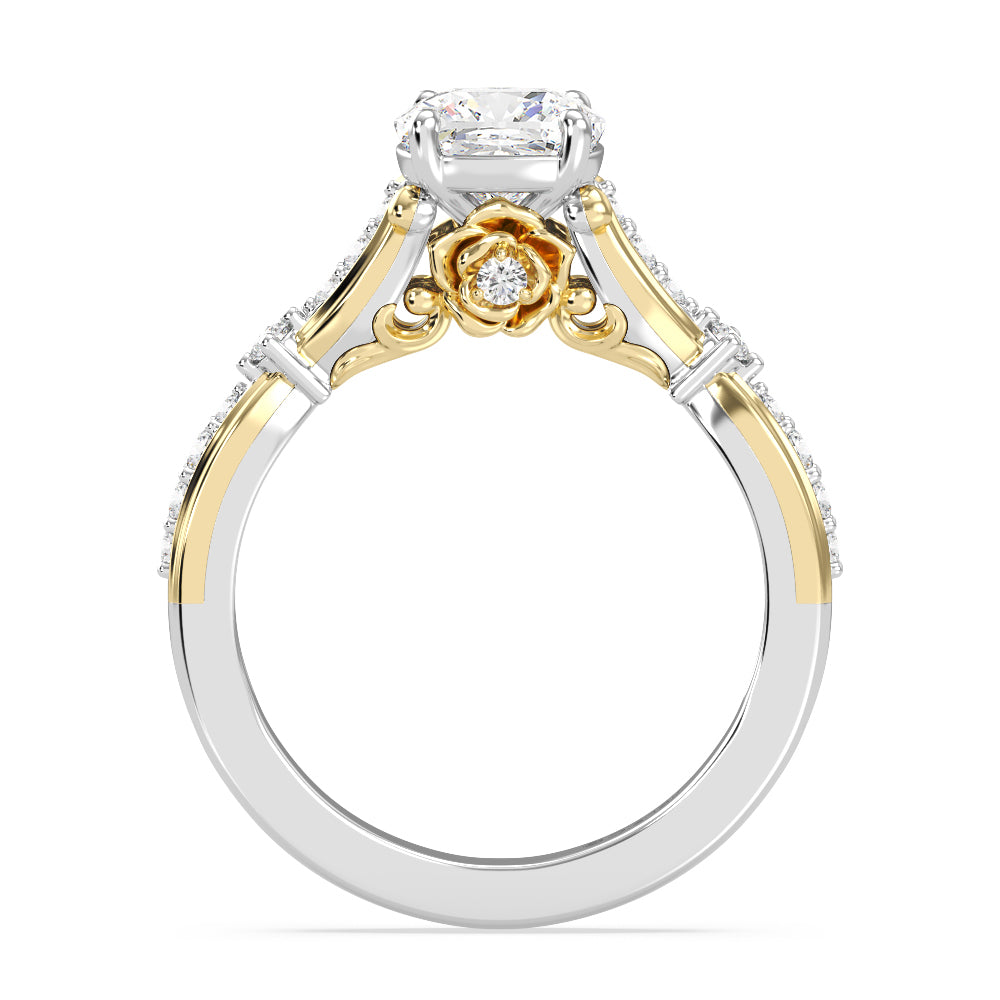 Enchanted Star Lab Grown Diamond 14K Gold Belle Ballroom Engagement Ring
