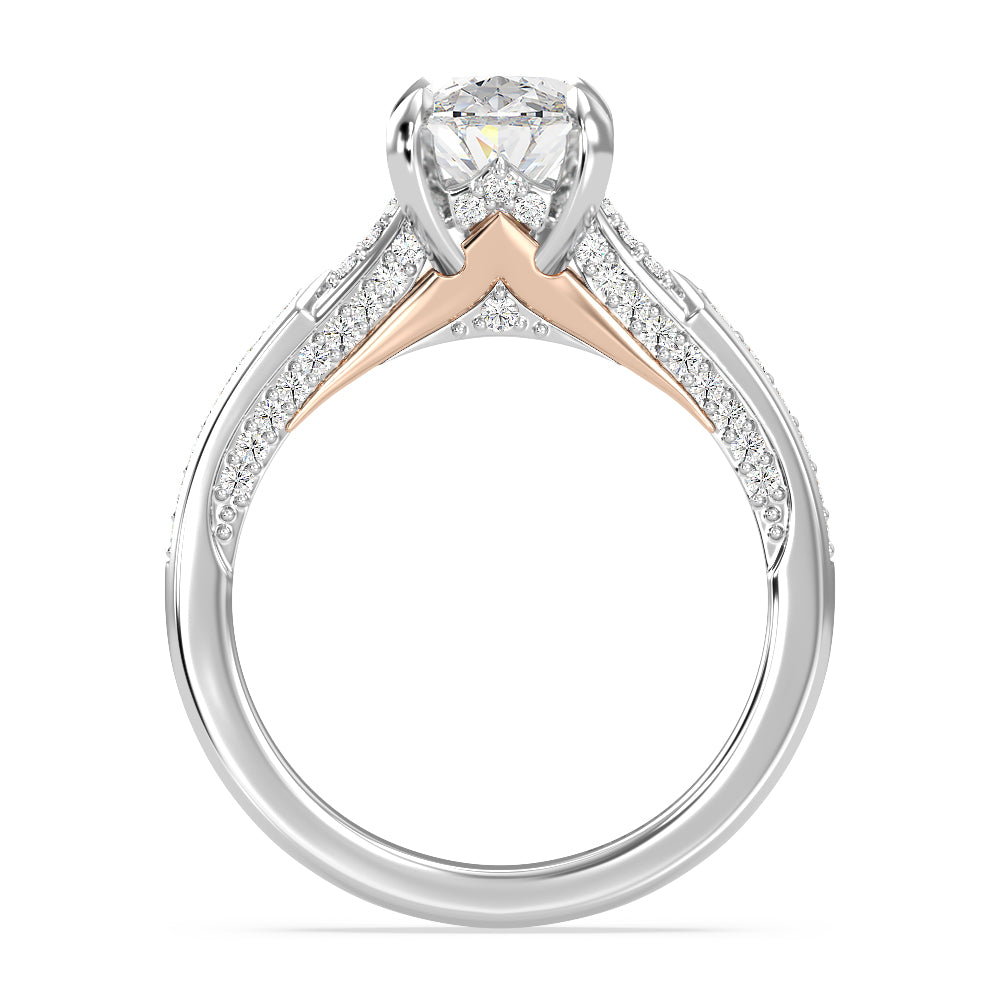 Enchanted Star Lab Grown Diamond 14K Gold Aurora Engagement Ring