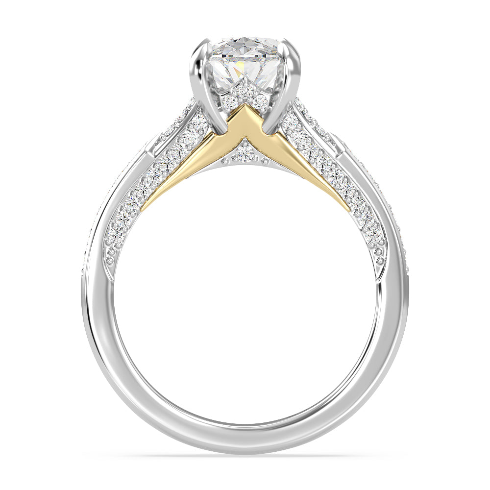 Enchanted Star Lab Grown Diamond 14K Gold Aurora Engagement Ring