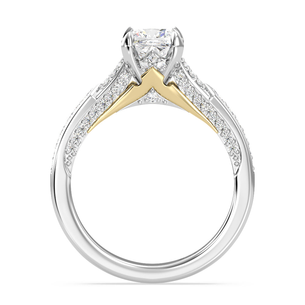 Enchanted Star Lab Grown Diamond 14K Gold Aurora Engagement Ring