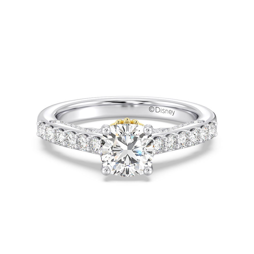 Enchanted Star Lab Grown Diamond 14K Gold Ariel Filigree Engagement Ring