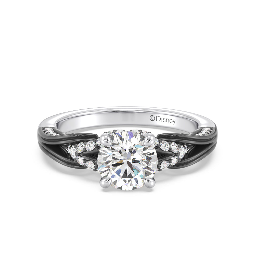 Disney Ursula Inspired Diamond Lab Grown Diamond Engagement Ring in 14K ...