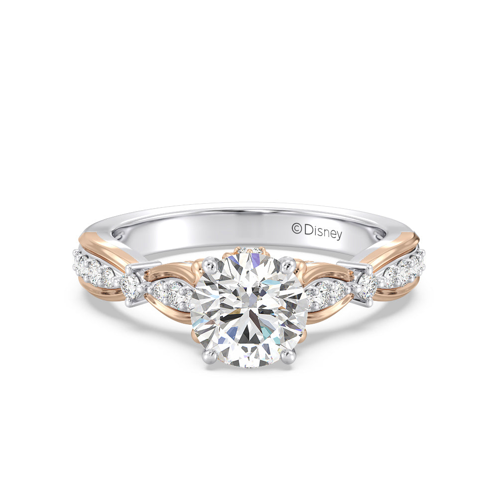 Enchanted Star Lab Grown Diamond 14K Gold Belle Ballroom Engagement Ring