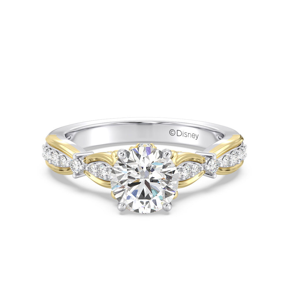 Enchanted Star Lab Grown Diamond 14K Gold Belle Ballroom Engagement Ring