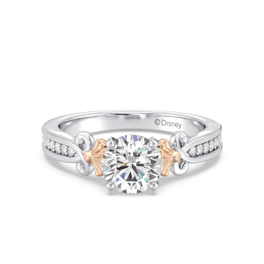 Enchanted Star Lab Grown Diamond 14K Gold Ariel Mermaid Engagement Ring