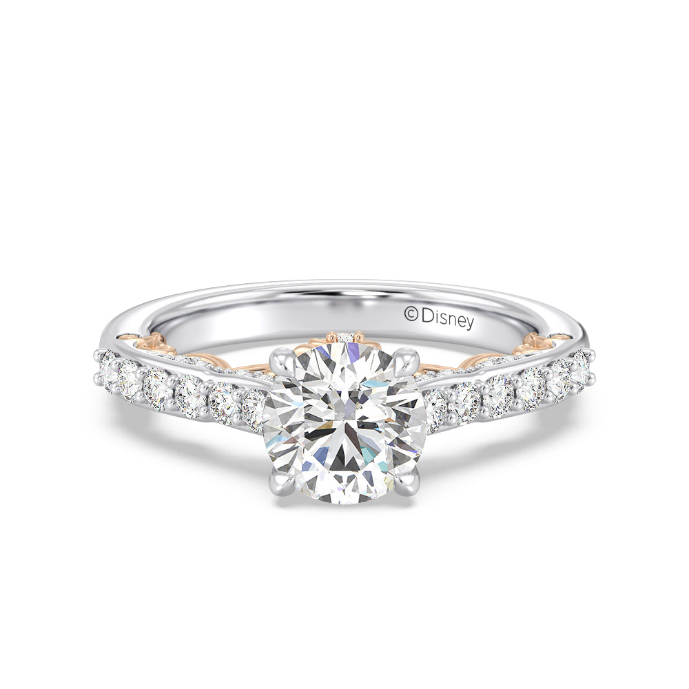 Enchanted Star Lab Grown Diamond 14K Gold Belle Rose Engagement Ring