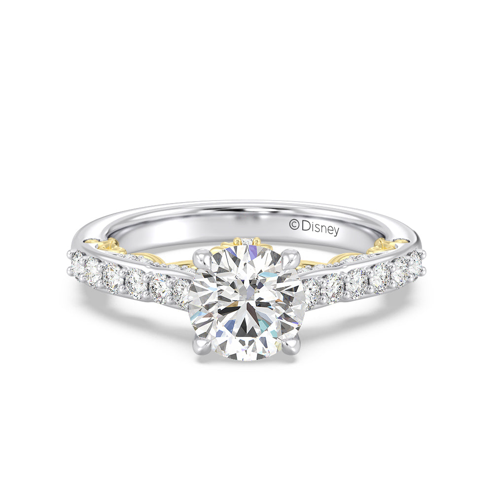 Enchanted Star Lab Grown Diamond 14K Gold Belle Rose Engagement Ring