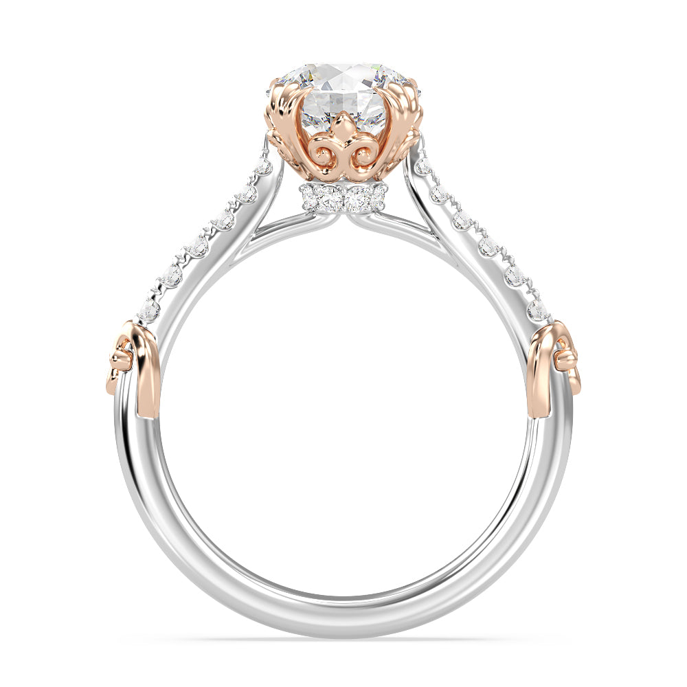 Enchanted Star Lab Grown Diamond 14K Gold Aurora Engagement Ring