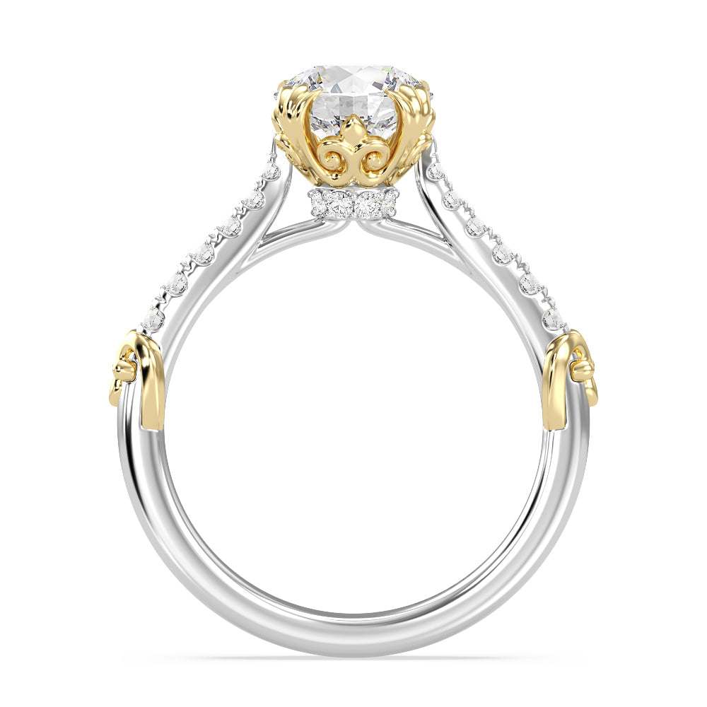 Enchanted Star Lab Grown Diamond 14K Gold Aurora Engagement Ring –  Enchanted Disney Fine Jewelry