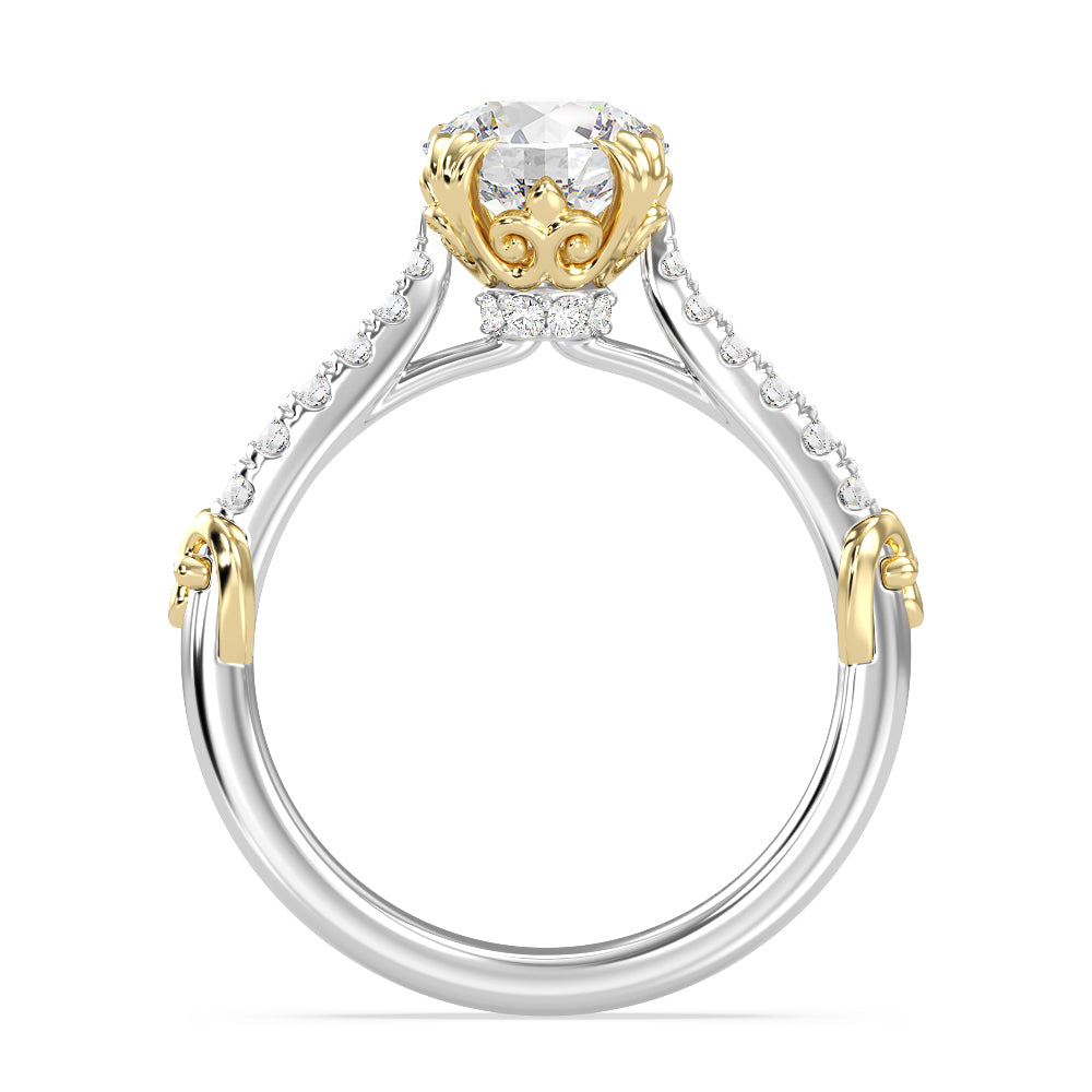 Enchanted Star Lab Grown Diamond 14K Gold Aurora Engagement Ring