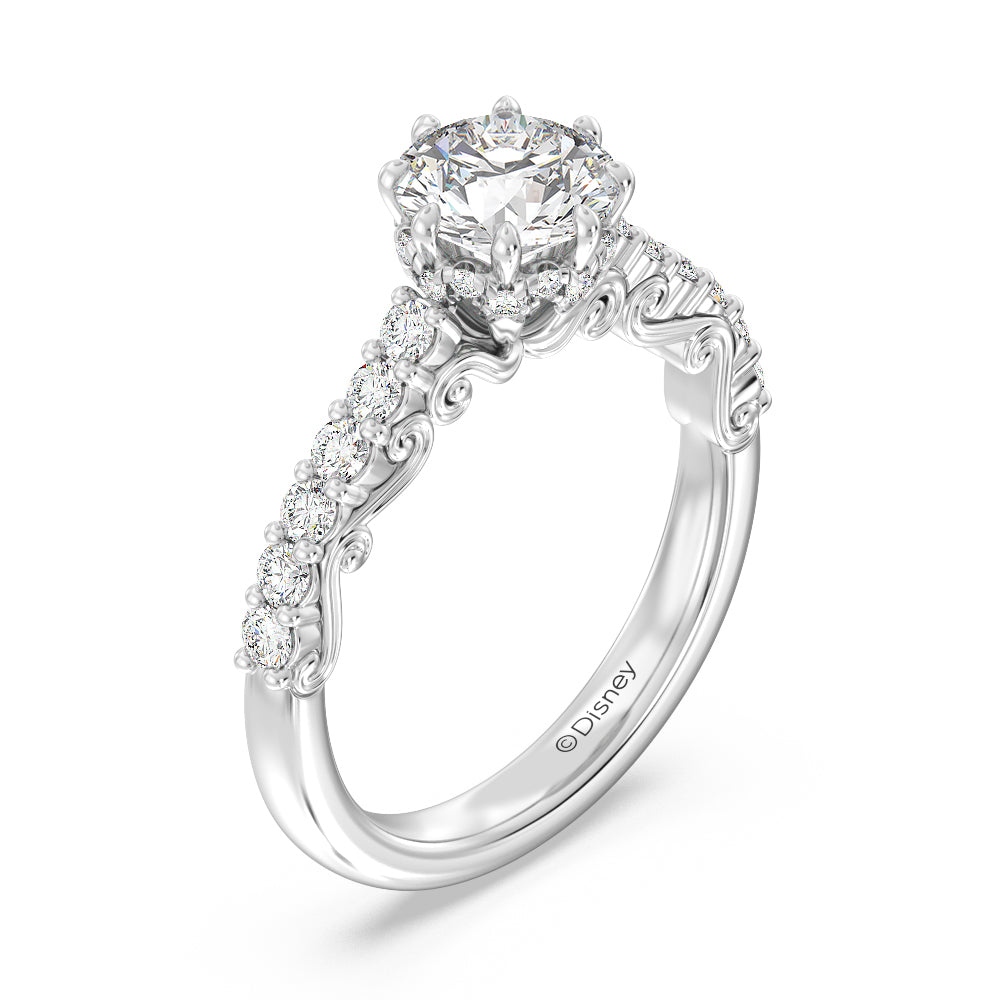 Enchanted Star Lab Grown Diamond 14K Gold Cinderella Filigree