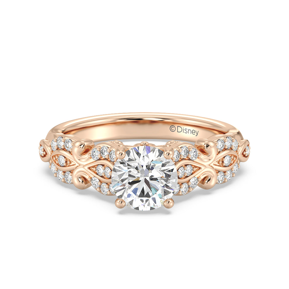Disney's Cinderella Inspired 1 1/4 CTTW Round Cut Lab Grown Diamond ...