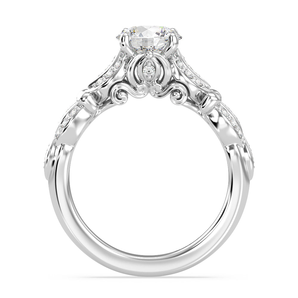 Enchanted Star Lab Grown Diamond Cinderella Carriage Engagement Ring