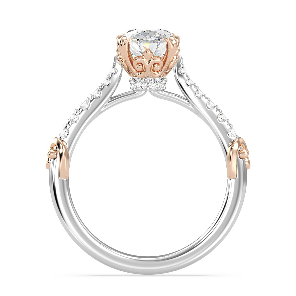 Enchanted Star Lab Grown Diamond 14K Gold Aurora Engagement Ring