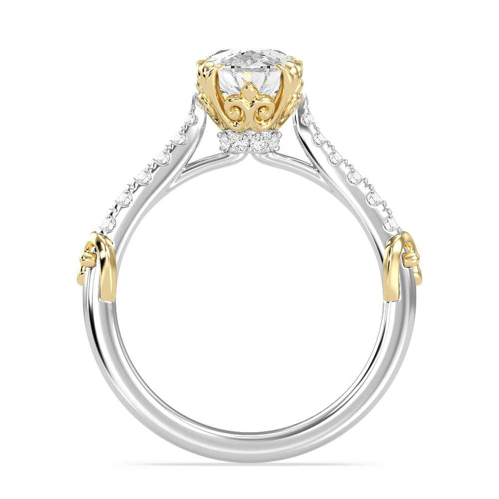 Enchanted Star Lab Grown Diamond 14K Gold Aurora Engagement Ring