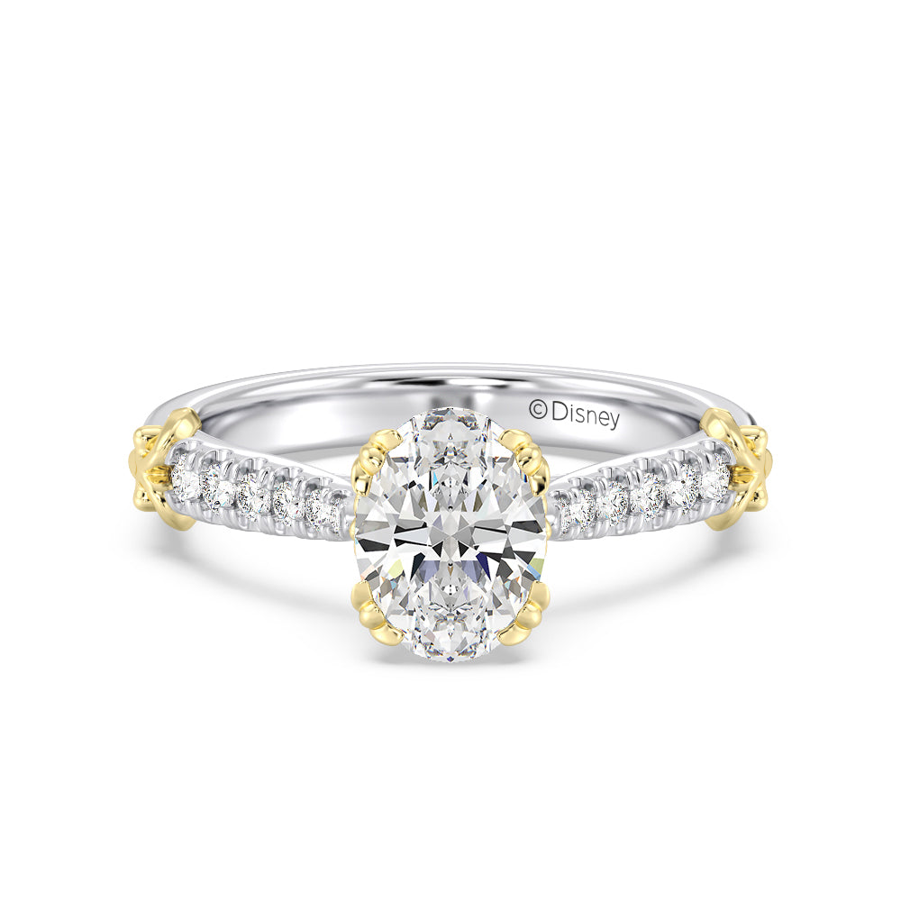 Enchanted Star Lab Grown Diamond 14K Gold Aurora Engagement Ring