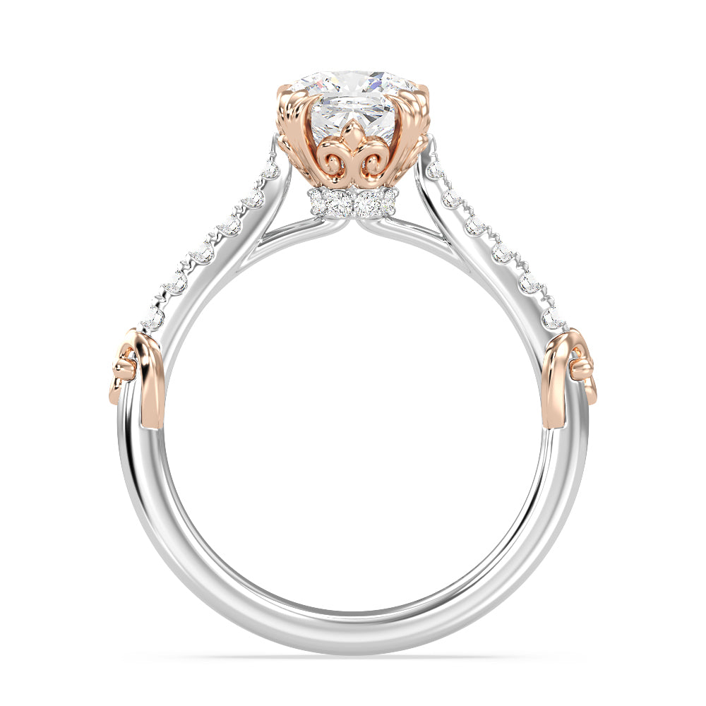 Enchanted Star Lab Grown Diamond 14K Gold Aurora Engagement Ring