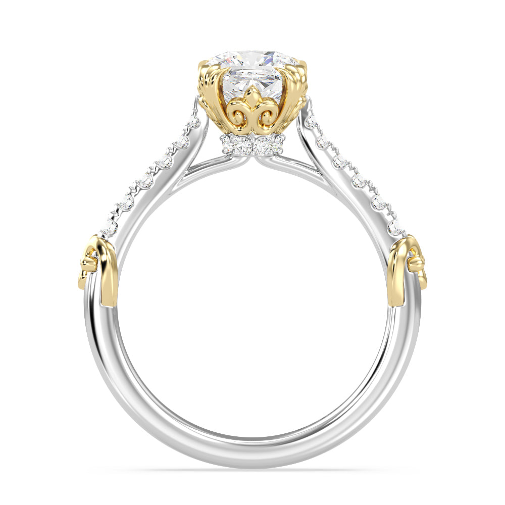 Enchanted Star Lab Grown Diamond 14K Gold Aurora Engagement Ring