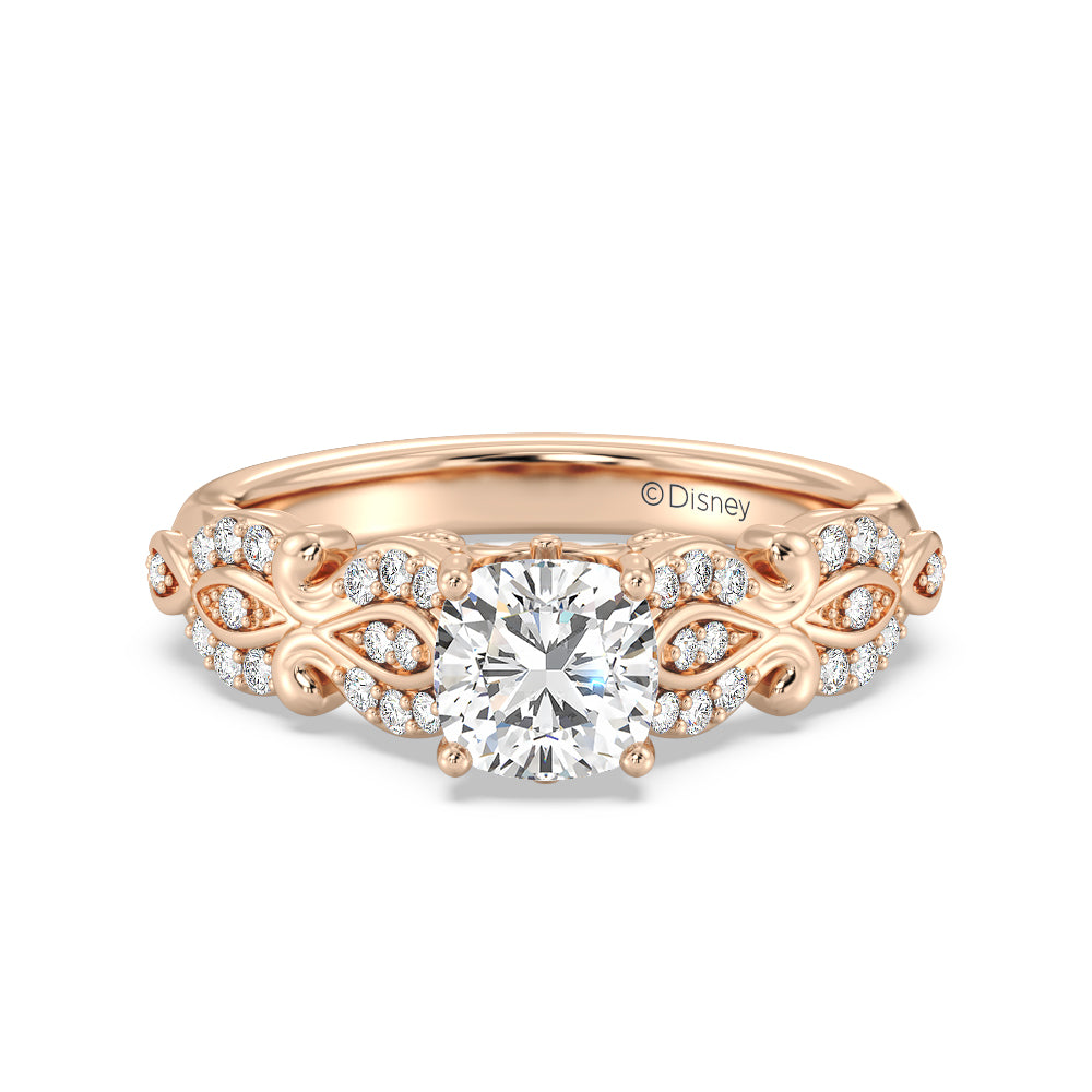 Enchanted Star Lab Grown Diamond Cinderella Carriage Engagement Ring