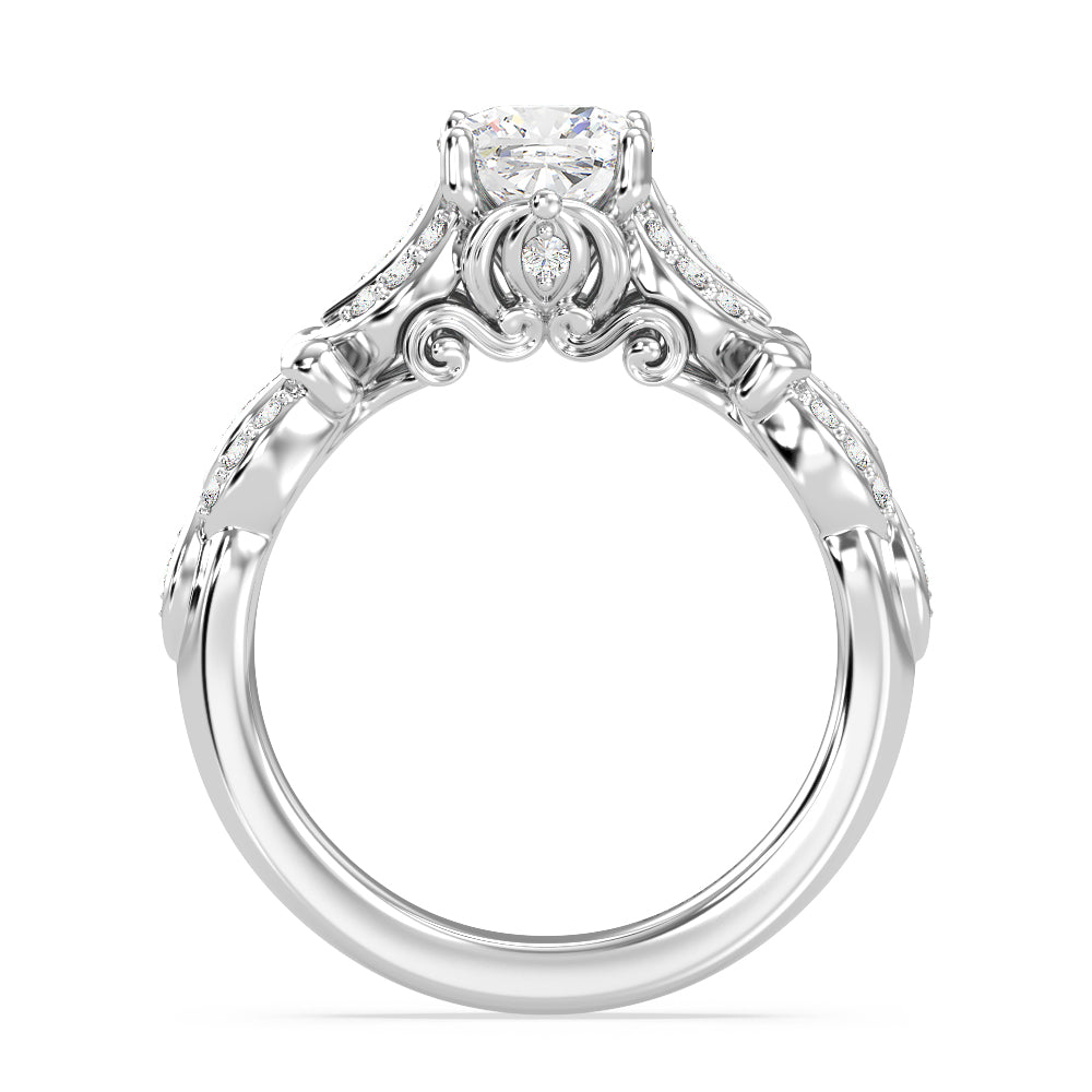 Enchanted Star Lab Grown Diamond Cinderella Carriage Engagement Ring