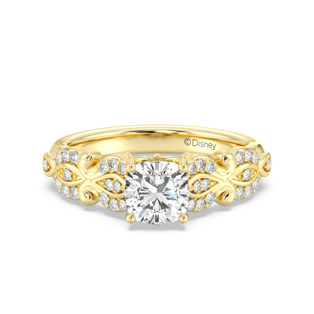 Enchanted Star Lab Grown Diamond Cinderella Carriage Engagement Ring