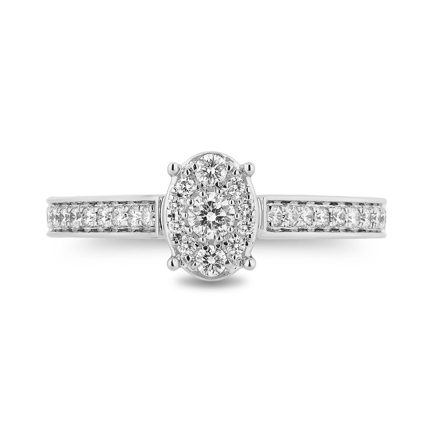 Disney Jasmine Inspired Diamond Engagement Ring 14K Yellow Gold 1/2 CTTW View 1
