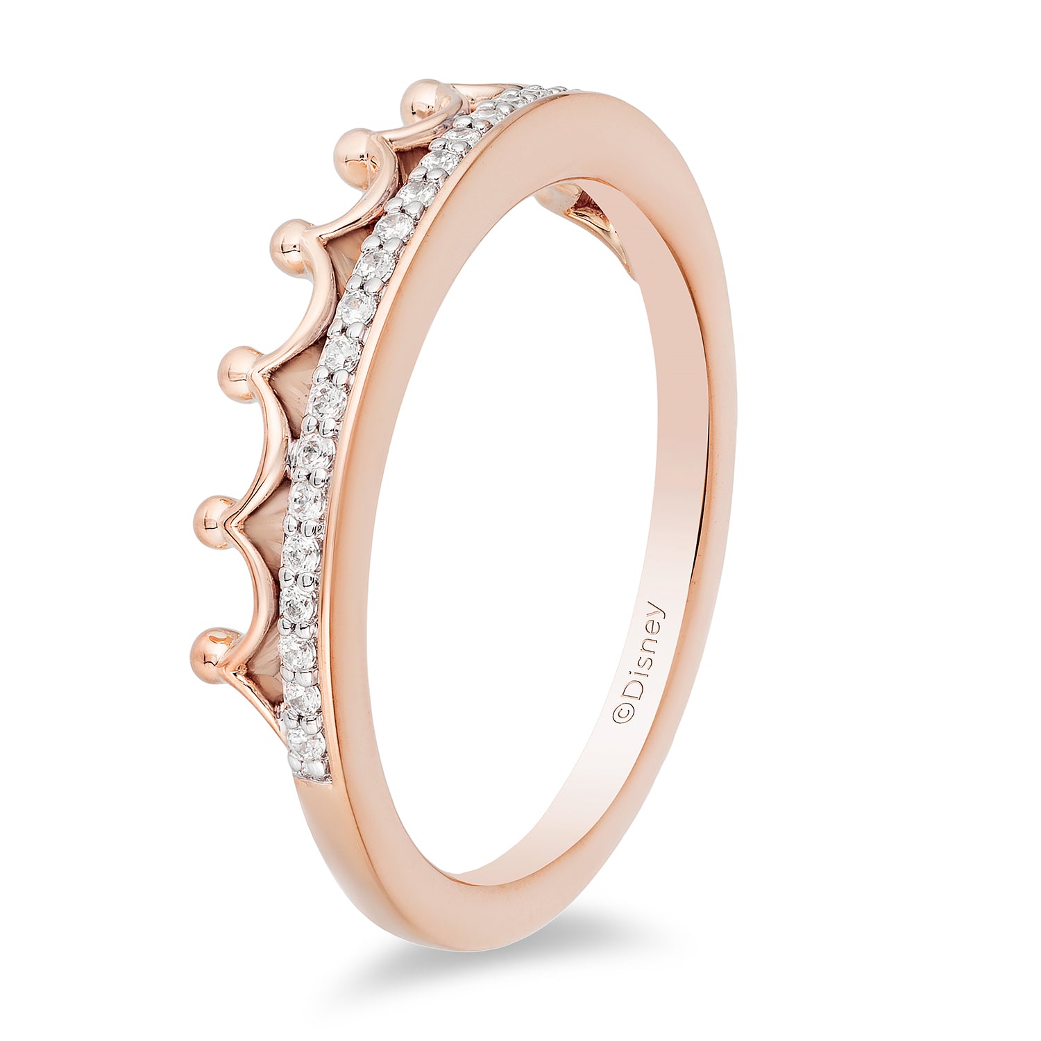 Princess Cut Diamond Ring, 14K Rose Gold Ring, Engagement Ring, Promis